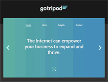 Tablet Screenshot of gotripod.com